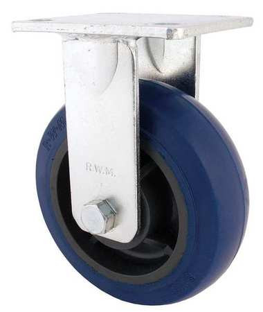STAUNTON CAP INC DBA RWM CASTERS 46-RAB-0620-R-EHT RIGID PLATE CASTER RUBBER 6 IN. 820 LB.