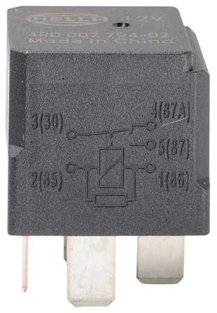 IMPERIAL SUPPLIES 5ZMU7 MINI CHANGE OVER RELAY SPDT 20A 12VDC