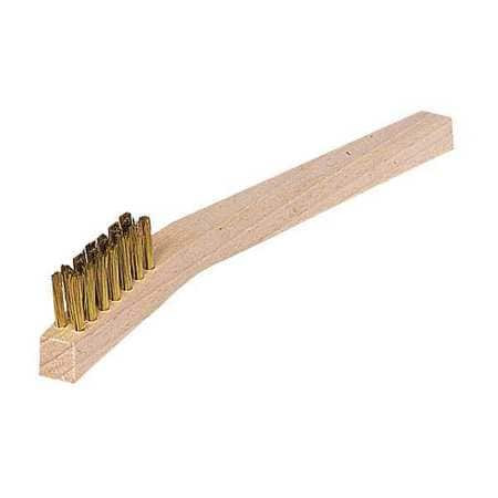 TOUGH 1VAG3 SCRATCH BRUSH BRASS 3 ROWS PK5