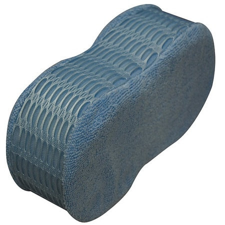 TOUGH 2ZPE3 SCRUBBER SPONGE 9 L 4-1/2 W MCRFBR BLU