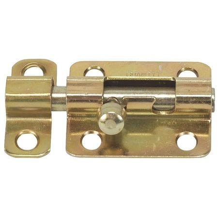 BATTALION 1VZX2 BARREL SLIDE BOLT YELLOW ZINC 2-1/2 IN L