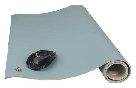 SCS 8204 DISSIPATIVE FLOOR MAT BLUE 4 X 6 FT.