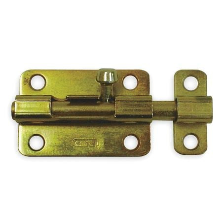 BATTALION 1VZX6 BARREL SLIDE BOLT YELLOW ZINC 3 IN L