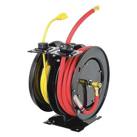 SPEEDAIRE 45UZ55 HOSE REEL SPRING DRIVEN 3/8 IN. 50 FT.