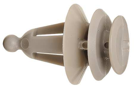 IMPERIAL SUPPLIES 5ZDY0 CLIP PUSH IN PLASTIC HOLE SIZE 13MM PK25