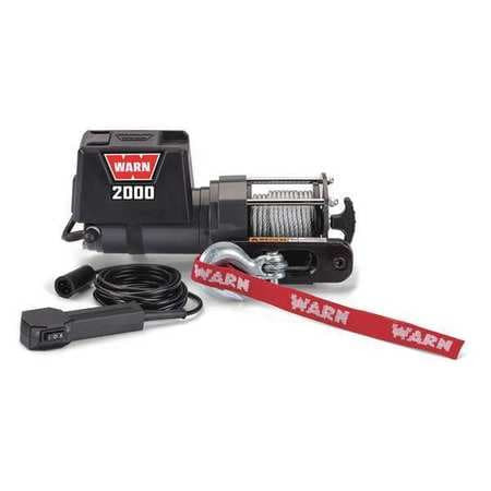 WARN 2000DC ELECTRIC WINCH 1-3/5HP 12VDC