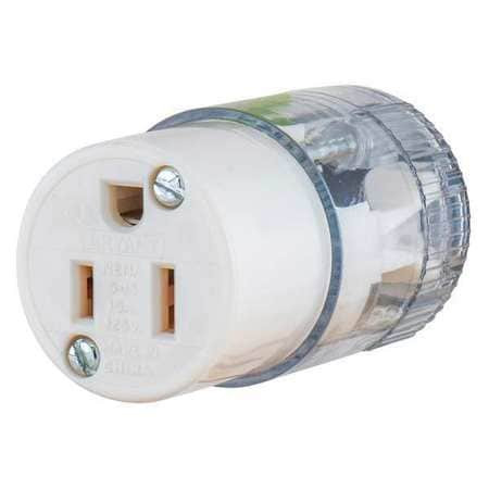 BRYANT 8269T BLADE CONNECTOR TRANSPARENT 15A HOSPITAL