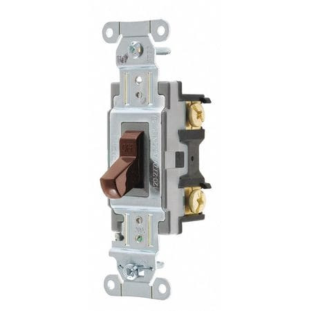 BRYANT CSB220B WALL SWITCH BROWN 20A 2-POLE SWITCH
