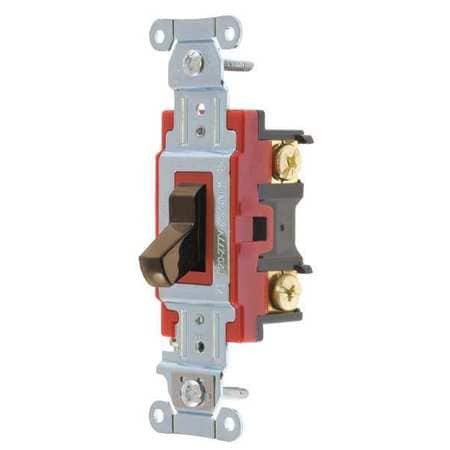 BRYANT 4903B WALL SWITCH BROWN 20A 3-WAY SWITCH