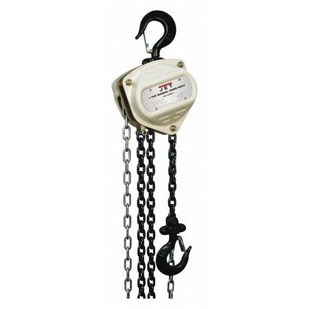 JET S90-100-20 HAND CHAIN HOIST WITH 20FT LIFT 1-TON