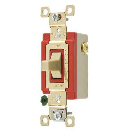 BRYANT 4921I WALL SWITCH 20A IVORY 1-POLE TYPE TOGGLE
