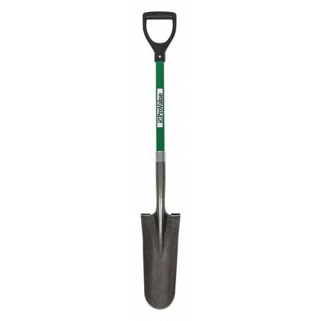 SEYMOUR MFG CO 49437 DRAIN SPADE,26" GREEN HANDLE