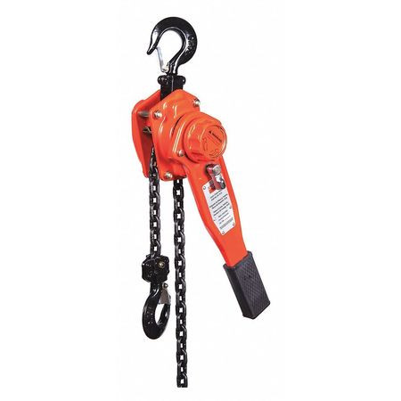 DAYTON 49CX78 LEVER CHAIN HOIST 1500 LB. 15 FT LIFT