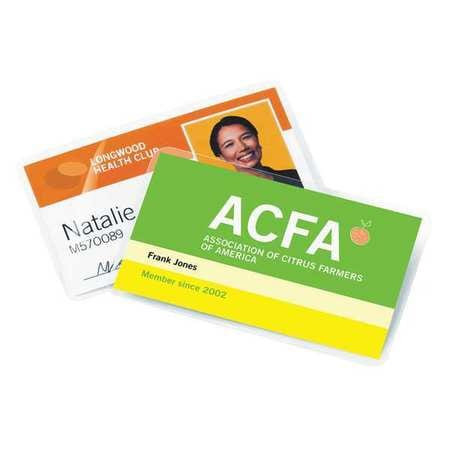 SWINGLINE 3200016 LAMINATING POUCHES BADGE SIZE PK100