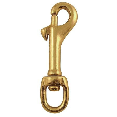 LUCKY LINE PRODUCTS 4FCH1 SLIDE BOLT SPRING SNAP L 3 IN