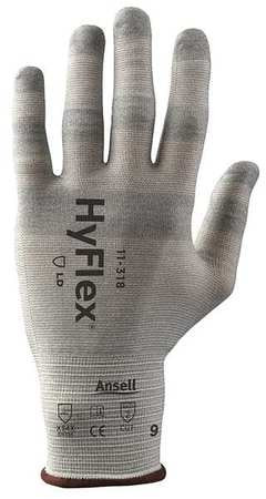 ANSELL 11-318 CUT-RESISTANT GLOVES,XL/10,PR