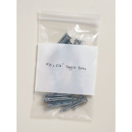 ELKAY PLASTICS CO 8AV27 RECLOSABLE BAG 8 IN W 10 IN L PK1000