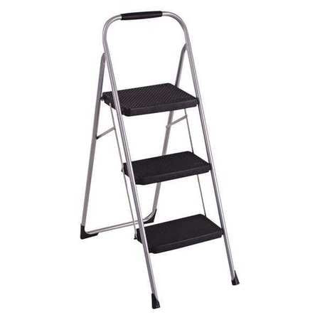 COSCO 11-408PBLD1 FOLD STEP STOOL 3 STEP 200 LB. PLATINUM