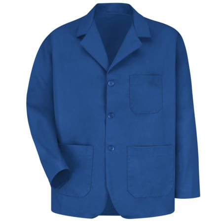RED KAP KP10RB RG XL MENS ROYAL BLUE OFFICE COAT 80/20