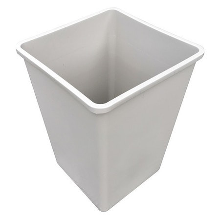 TOUGH 4PGT4 D2109 TRASH CAN SQUARE 35 GAL. BEIGE