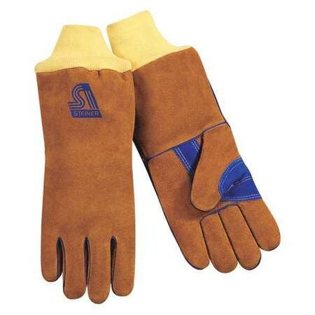STEINER INDUSTRIES 2119B-KSC-L WELDING GLOVES STICK L 14 IN L WING PR