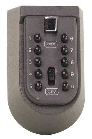 GRAINGER GLOBAL SOURCING 33J855 LOCK BOX SURFACE MOUNT 20 KEYS