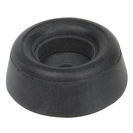 ACCURATE MFD PRODUCTS 2184W-07 BUMPER 3/4 IN. BLACK RUBBER PK25