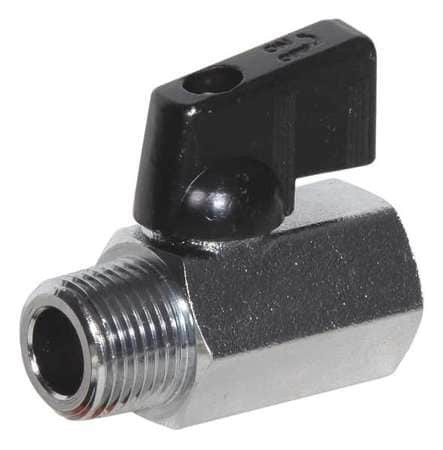 INTECH DCMV-18 MINI BALL VALVE BRASS 1/8 INPIPE FULL