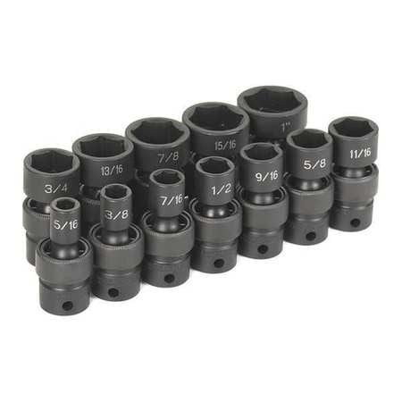 GREY PNEUMATIC 1212U 3/8" DR. 12 PC. 6 PT. STANDARD LENGTH FR
