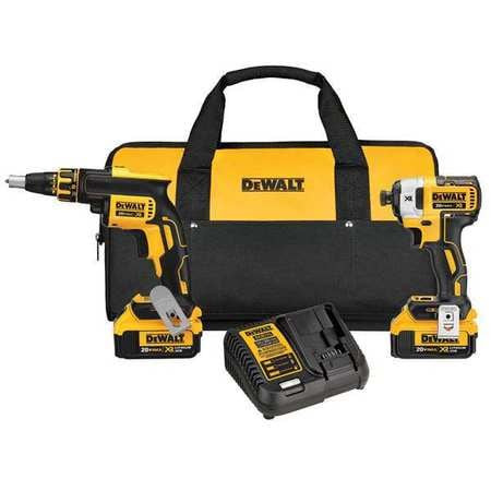 DEWALT TOOLS DCK267M2 DEWALT 20V SCREWGUN/IMPACT COMBO KIT
