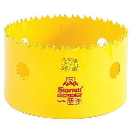 STARRETT DCH0378-G HSS DEEP CUT HOLE SAW 3-7/8" (98MM) - AL