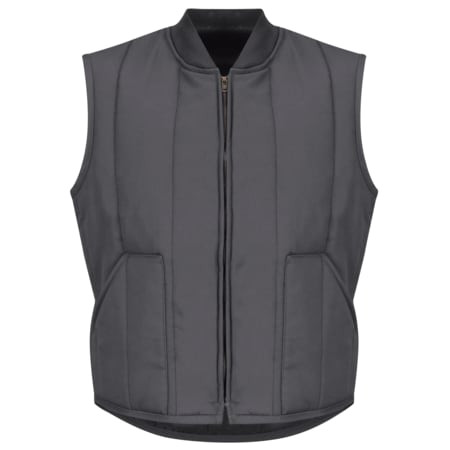 RED KAP VT22CH RG 3XL MNS CHARCOAL QUILTED VEST PATCH PKT