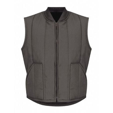 RED KAP VT22CH LN XXL MNS CHARCOAL QUILTED VEST PATCH PKT