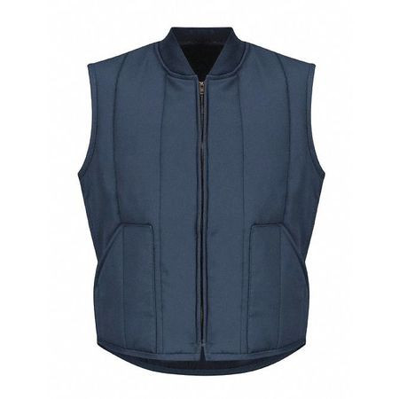 RED KAP VT22NV LN XXL MENS NAVY QUILTED VEST PATCH POCKET