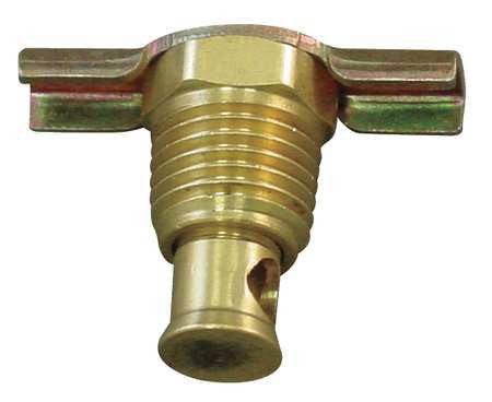 ANDERSON METAL CORP 6D911 DRAIN COCK BRASS MNPT 3/8 IN