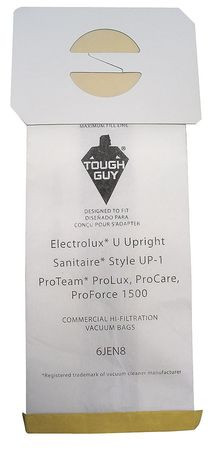 TOUGH 6JEN8 FILTER BAG 2-PLY PAPER PK10