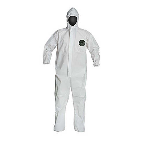 DUPONT NB127SWHLG002500 DUPONT PROSHIELD 50 COVERALL RESP FIT HD
