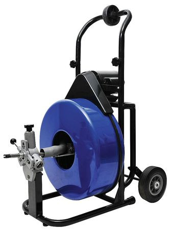 WESTWARD 22XP40 DRAIN CLEANING MACHINE,120VAC