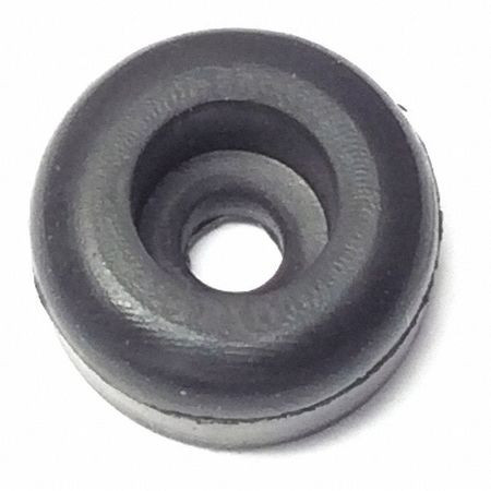 ACCURATE MFD PRODUCTS 1308-017D BUMPER 1/2 IN. BLACK RUBBER PK50