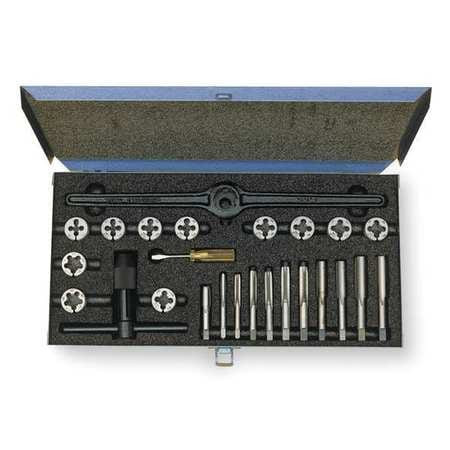 CLEVELAND C00528 TAP AND DIE SET 24 PC HIGH SPEED STEEL