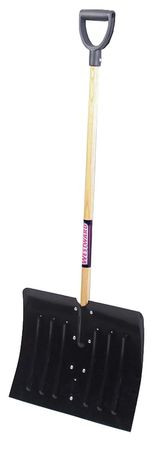 WESTWARD 6YU43 SNOW SHOVEL,STEEL BLADE,18" W