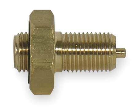 TRU-FLATE 37-096 MALE LGE BORE V ADPTR 0.305-32 BRS PK5
