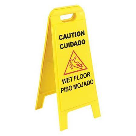CARLISLE 3690000 CARLISLE WET FLOOR SIGN (ENGLISH/SPANISH