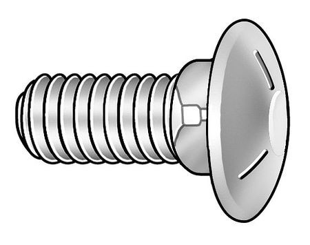 GRAINGER GLOBAL SOURCING U08305.037.0150 CARRIAGE BOLT 3/8-16 X1 1/2 PK100