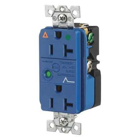 BRYANT SP83IGA RECEPTACLE BLUE 20A NYLON 1.0 HP 2 POLES