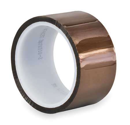 TAPECASE 15C611 FILM TAPE POLYIMIDE AMBER 6 IN X 5 YD.