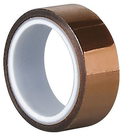 TAPECASE 15C551 FILM TAPE POLYIMIDE AMBER 1/2 IN X 5 YD