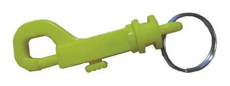 BATTALION 25PA17 PLASTIC KEY CLIP 2-5/8 IN YELLOW