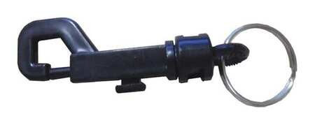 BATTALION 25PA18 PLASTIC KEY CLIP 2-5/8 IN BLACK