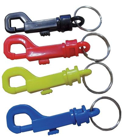 BATTALION 25PA22 PLASTIC KEY CLIP 2-5/8 IN ASSORTED PK40